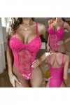 Lingerie+Femme+Nuisette Sexy Hot Babydoll See Through Coquine Body Nuisette Sissy Érotique Nuit Grande Taille Harnais Robe Se
