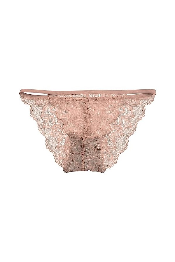 Lingerie Femme Dentelle Mode féminine Sexy Taille Basse sous-vêtements Couleur rayé Slips Culotte sous Vetements Culottes Cul