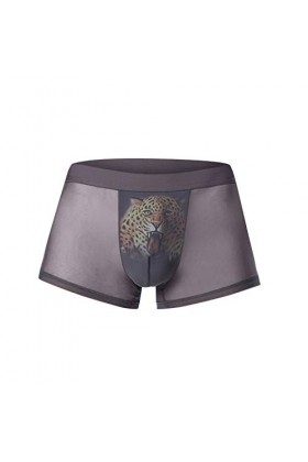 Générique Lingerie Homme Sexy Hot Impression Creuse 3D Sexy Soie Angle sous-vêtements Glace Plat Boxer samuser sous-vêtement