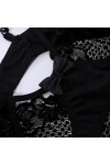 FGUUTYM Sous-vêtements sexy pour femmes pyjamas dentelle robe de nuit sous-vêtements en soie femmes nuit string lingerie, Noi