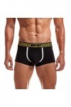 FGUUTYM Sous-vêtements chauds pour homme - Boxer sexy - Sous-vêtements solides - Sous-vêtements pour homme, Noir , M