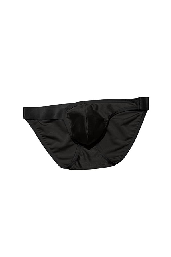 FGUUTYM Sous-vêtements dhiver pour homme - Solides - Confortables et respirants - Sous-vêtements décontractés, Noir , S
