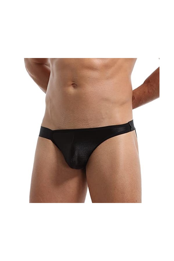 FGUUTYM Sous-vêtements dhiver pour homme - Solides - Confortables et respirants - Sous-vêtements décontractés, Noir , S