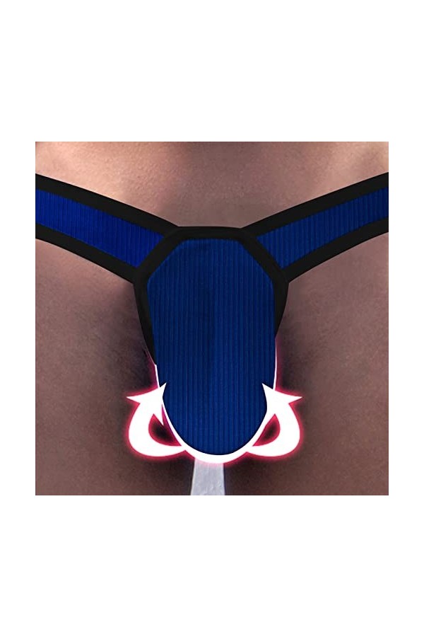 FGUUTYM Sous-vêtement de cyclisme pour homme Gel Flex Culotte naturelle pour homme, bleu, L