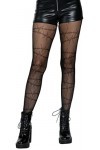 Leg Avenue 9717 00122 Collants, Noir/Blanc, Taille Unique Femme