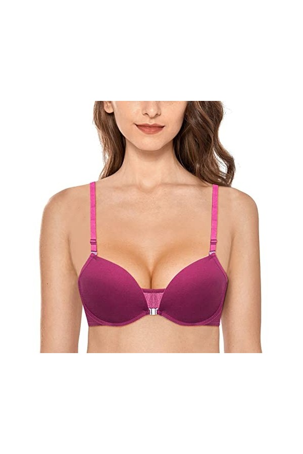 Lingerie Femme Sexy Ensemble Homme Sexy Hot y27k Soutien-Gorge réglable en Dentelle avec Boucle Avant Sexy pour Femmes Body T