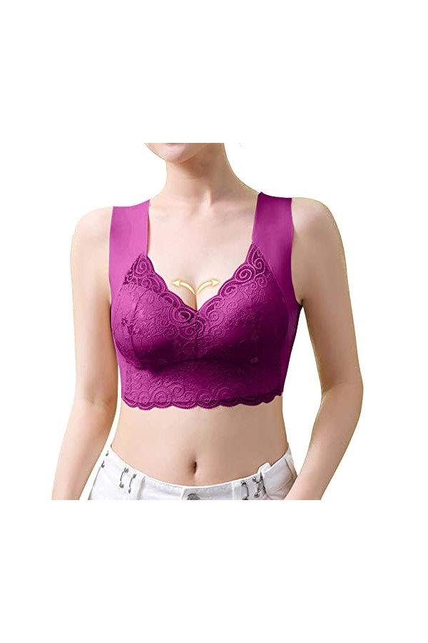 Lingerie Femme Sexy Ensemble Homme Sexy Hot y2*k Les Femmes Rassemblent de la Dentelle de Grande Taille sans Anneau en Acier 