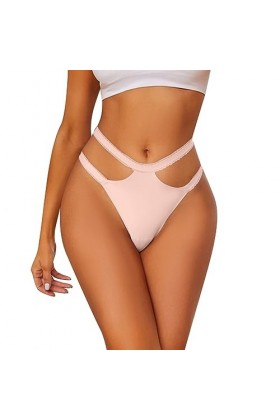 Pianshanzi Strings & Tangas pour femme Tangas Femme Sous-vêtements Pantys Femme Coton Sans Couture Tanga Wetlook Dentelle Fle