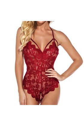 Lingerie Femme Sexy Ensemble Homme Sexy Hot y28.k Mode Femme 1 Pièces Lingerie Roleplay Lingerie Sexy Femmes Costumes Rouge P