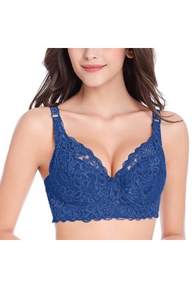Débardeur Bleu sous-vêtement Sexy en Dentelle froncée pour Femmes avec Bretelles de Soutien-Gorge sans Armatures Body Jaune