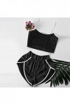 Lingerie Femme Sexy Ensemble Homme Sexy Hot y29k Mignon Ensemble en Pyjama Lingerie Shorts Femmes Fille Sleepwear Black Sexy 