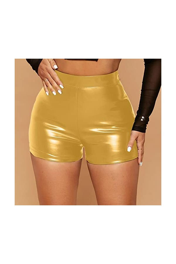 Lingerie Femme Sexy Ensemble Homme Sexy Hot y21k Short décontracté en Cuir pour Femme avec Cordon de Serrage Confortable et S