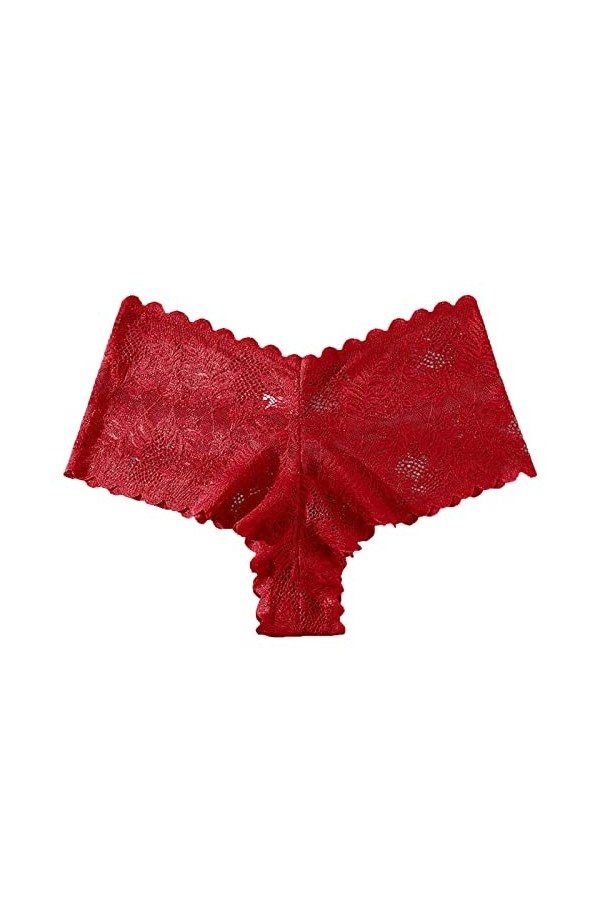 UOWEG Culotte sexy en dentelle pour femme - Sous-vêtement à taille basse - Sous-vêtement confortable - Lingerie sexy - Bustie