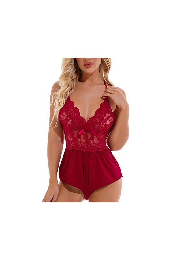 Chemise De Nuit Femme Manche Courte Sexy Lingerie Pyjamas Erotic Passion Set Femme Sexy Hot Erotic Lingerie Set Nuisette Femm