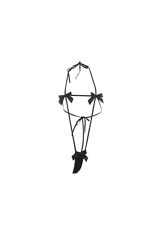 Lingerie Sexy Femme Body et Combinaison Femmes Sexy Trois Points Bikini Passion Pyjama sous-vêtements Soutien-Gorge Ensemble 