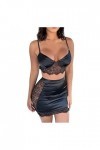 Vêtements De Nuit Femme Sexy Lingerie Sexy Ensemble Erotique sous-Vetements Dentelle Ensemble Soutien Gorge et String 2 Pièce