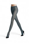 FALKE Prime Rib 60 DEN W TI semi-opaques motif fantaisie 1 paire, Collants Femme, Bleu Peacock 6385 , M
