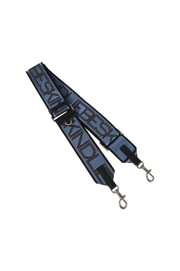 Liebeskind Berlin Logo Webbing Strap, Bretelles Longues Femme, Bleuet