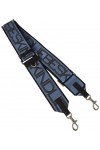 Liebeskind Berlin Logo Webbing Strap, Bretelles Longues Femme, Bleuet