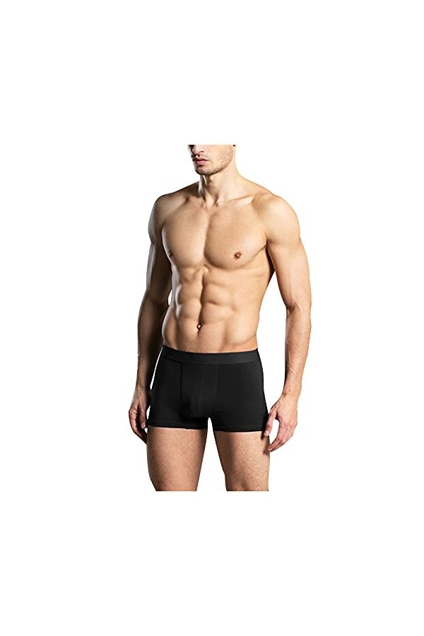 FGUUTYM Sous-vêtements en satin pour homme - Boxer - String - Taille solide et confortable - Élastique - Sous-vêtements pour