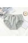 String Femme Couleur Unie Pantalons Triangle Chic Tanga Coupe Confortable Shorts Taille Haute Culotte de Absorbante Menstruel