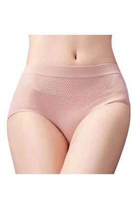 Culottes de Absorbante Menstruelle Femme Slips en Pur Coton et Soie String Couleur Unie 2023 Nouveau Stretch Pantalons Triang