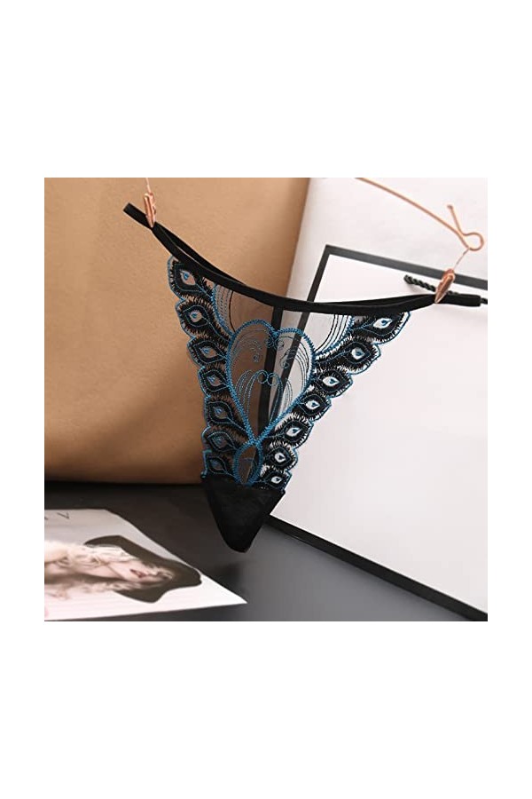 Générique String Femme Sexy Hot Micro String Dentelle Transparente Culotte Invisible Culotte Push-Up Strings Et Tangas Nuiset