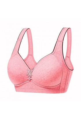 Every Bralettes Push-Daily Plus Szie Soutien-gorge Undergarment Up Day Respirant Femme Sexy Une Pièce Lingerie, Rouge pastèqu