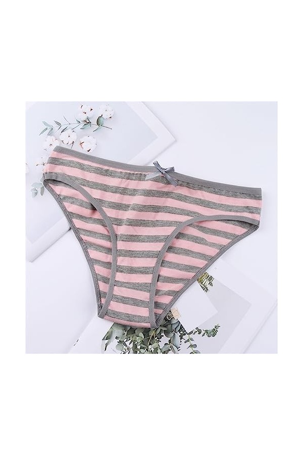 String Femme Coupe Confortable Pantalons Triangle Taille Haute Shorts Couleur Unie Tanga Chic Grande Taille de Absorbante Men