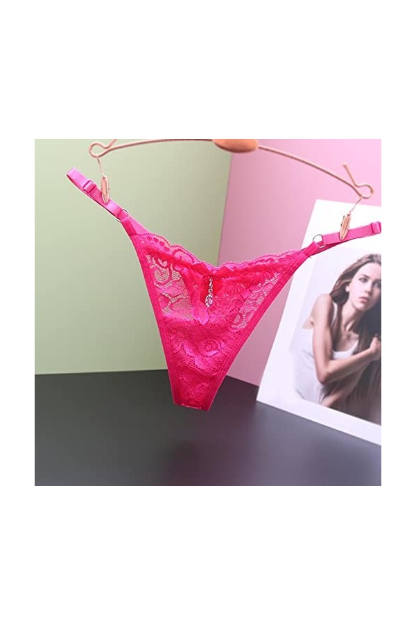 Générique String Femme Sexy Hot Micro String Dentelle Transparente Culotte Invisible Culotte Push-Up Strings Et Tangas Nuiset
