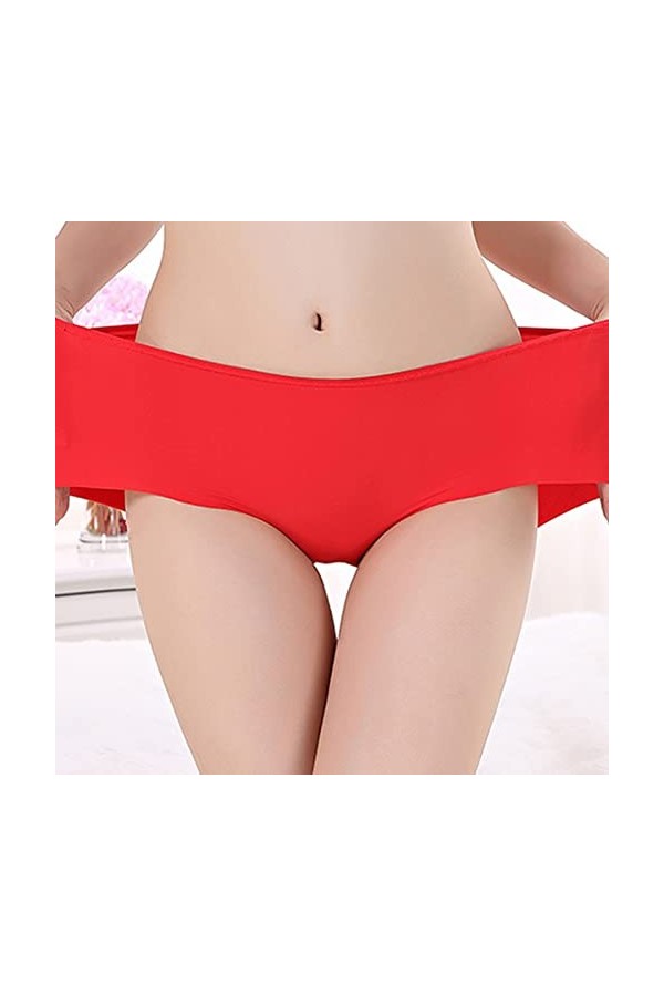 Culottes Sexy Femme Culotte sans Couture Taille Haute Culotte Taille Haute C String Ficelle Deshabillé Sexy Grande Taille Cul