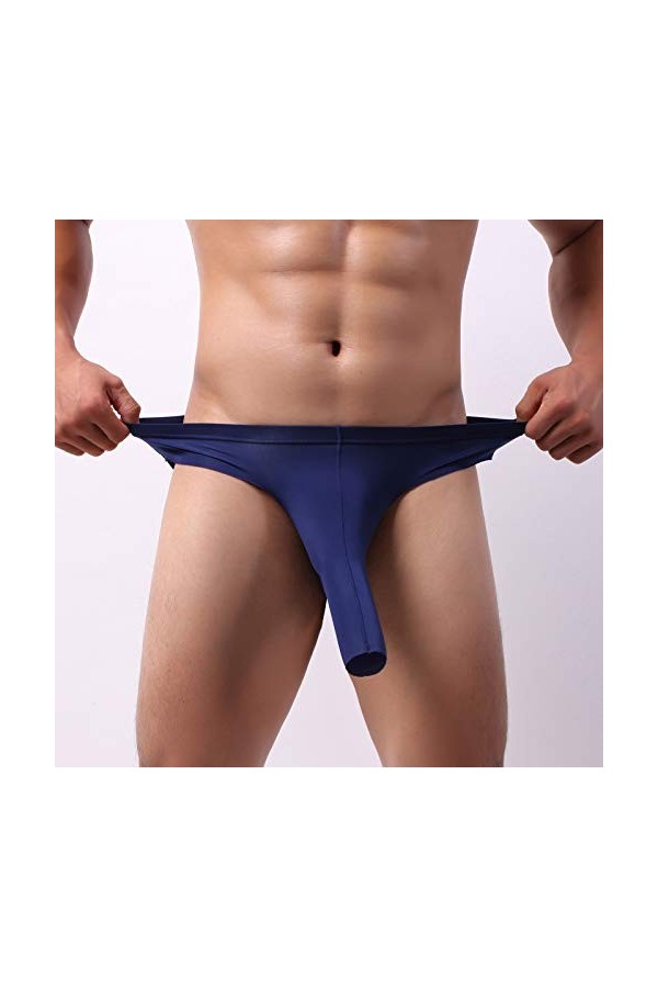 Underwear Homme Thong Slip Homme éLastique Quotidienne Shorty Homme Court Sexy Respirantes sous-VêTement Homme Sexy Individue