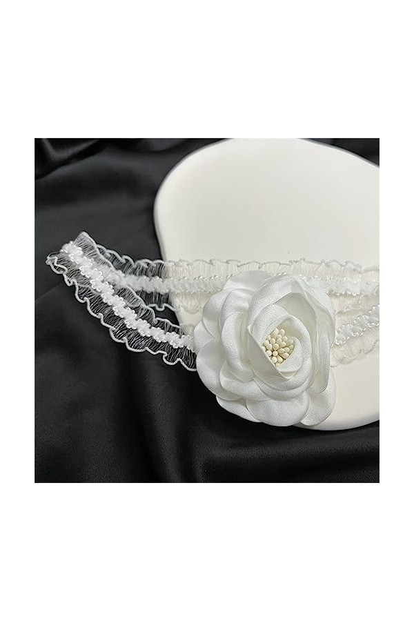 haiaxx Porte-jarretelles de mariage Jarretière de mariée Jarretière en dentelle Jarretière Jarretière de cuisse Jarretière fl