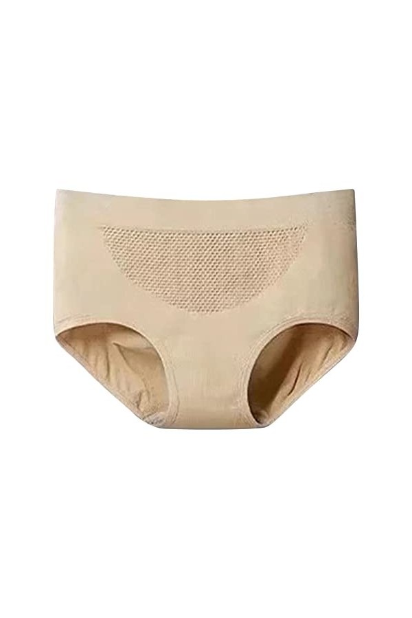 Culottes de Absorbante Menstruelle Femme Slips en Pur Coton et Soie String Couleur Unie 2023 Nouveau Stretch Pantalons Triang