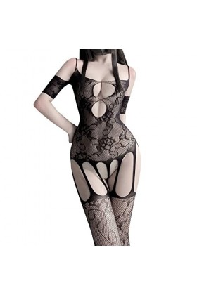 Lingerie sexy grande taille pour femme translucide couleur unie douce lingerie sexy costume léopard lingerie pour femme grand