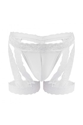 Générique Tenue Sexy Latex Hommes Dentelle Simple Personnalité Mode Casual Sexy Mini String sous-Vêtements T Pantalon Ensembl