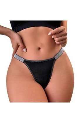 Générique Culotte Femme Dentelle Chic Tanga Sexy Sexy Chic Lingerie Érotique pour Femmes Slips Taille Basse Mini String Ficel