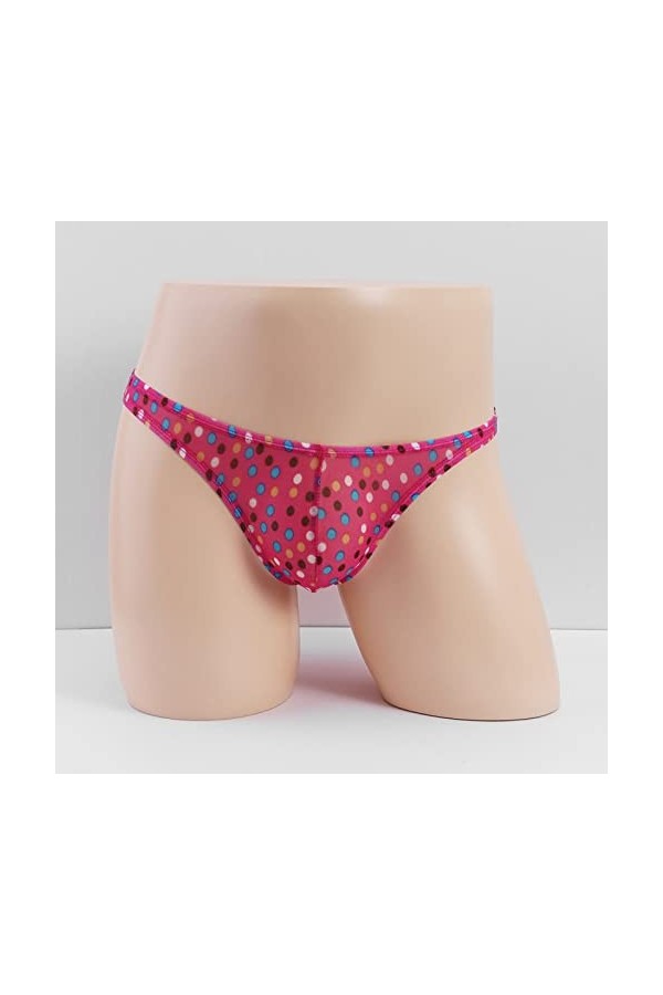 String Homme Sexy Hot Dentelle Slips Boxer Hommes Simple Imprimé Personnalité Mode Casual Sexy Mini String Sous-Vêtements T P