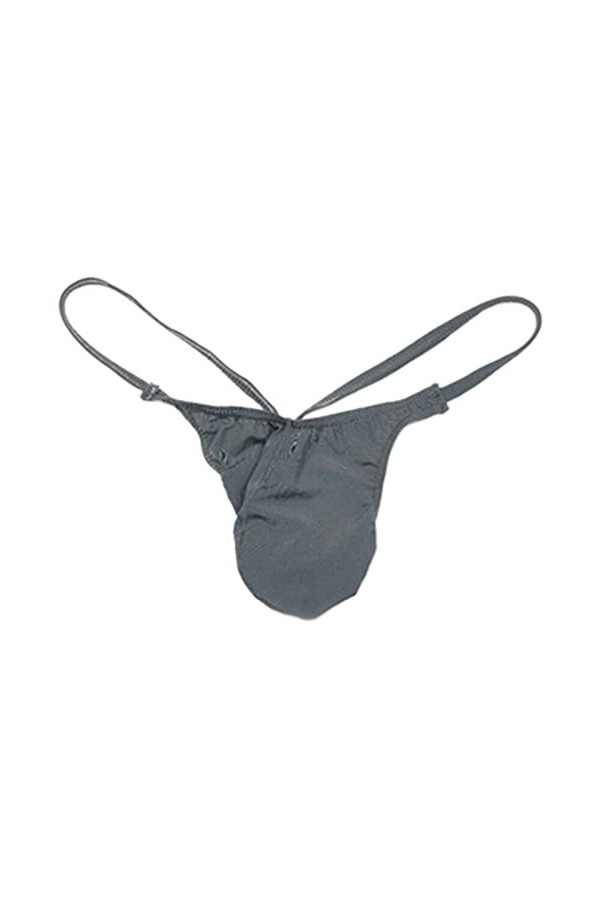 Générique String Homme Sexy Hot Dentelle Slips Boxer sous-vêtements Sexy Taille Basse pour Hommes Ice Silk Lifting Ring Multi