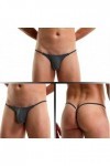 Générique String Homme Sexy Hot Dentelle Slips Boxer sous-vêtements Sexy Taille Basse pour Hommes Ice Silk Lifting Ring Multi
