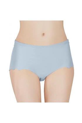 Culottes Couleur Unie Femme Slips de Absorbante Menstruelle Pantalons Triangle en Pur Coton et Soie 2023 Nouveau Stretch Stri