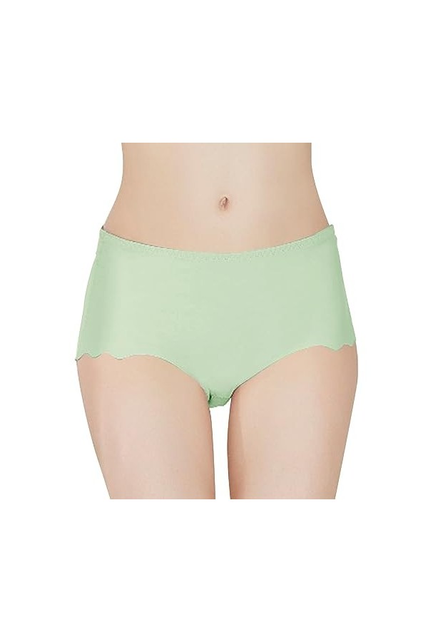 Ncenglings Bodys sous-vêtement en Soie glacée Taille Haute pour Dames Culotte Respirante Douce pour Dames Body Sexy Latex Gr