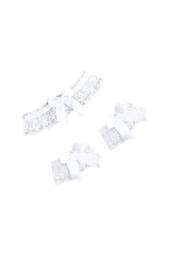 Bracelet de mariée en dentelle florale pour femme