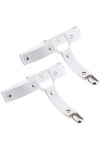 Jarretière de cuisse réglable en forme de cœur avec clips antidérapants - - Taille Unique