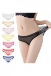 en T String Ficelle pour Tanga Femmes en Sexy Slip Respirants Crochet Dentelle pour Femmculottes Creux Out Grande Taille sous