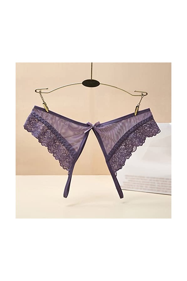 Culottes pour Femmes Sexy sous-vêtements Shorties Culottes Coton Entrejambe Décontracté sous-vêtements Femmes Culottes Ouvert
