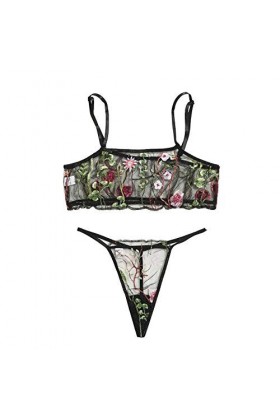 Lingerie Sexy Ensemble Femme Erotique Vêtements De Nuit Dentelle Ensemble Soutien Gorge et String Sexy sous-Vetements 2 Pièce