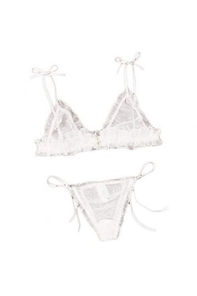Lingerie Sexy Ensemble Femme Dentelle sous-Vetements 2 Pièce Ensemble Soutien Gorge et String Erotique Vêtements De Nuit Sexy