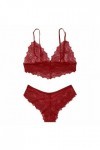 Femmes Slim écharpe Creuse Dentelle Sexy sans Cercle Sexy Lingerie V - Taille Basse Lingerie Sexy Ensemble de Lingerie