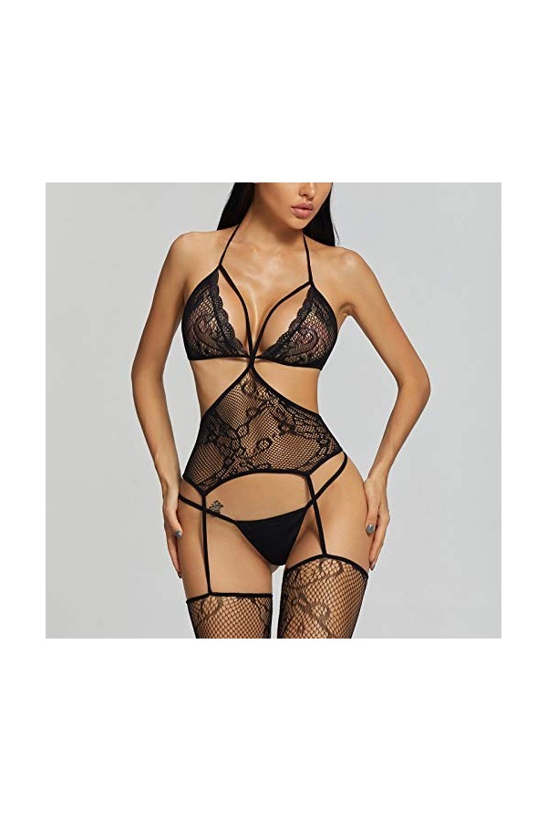 Générique Collant Sexy Ouvert Entre Jambes Mesdames Sexy Creux Net Bas Sexy Body Net Vêtements Femme Bodystocking Combinaison